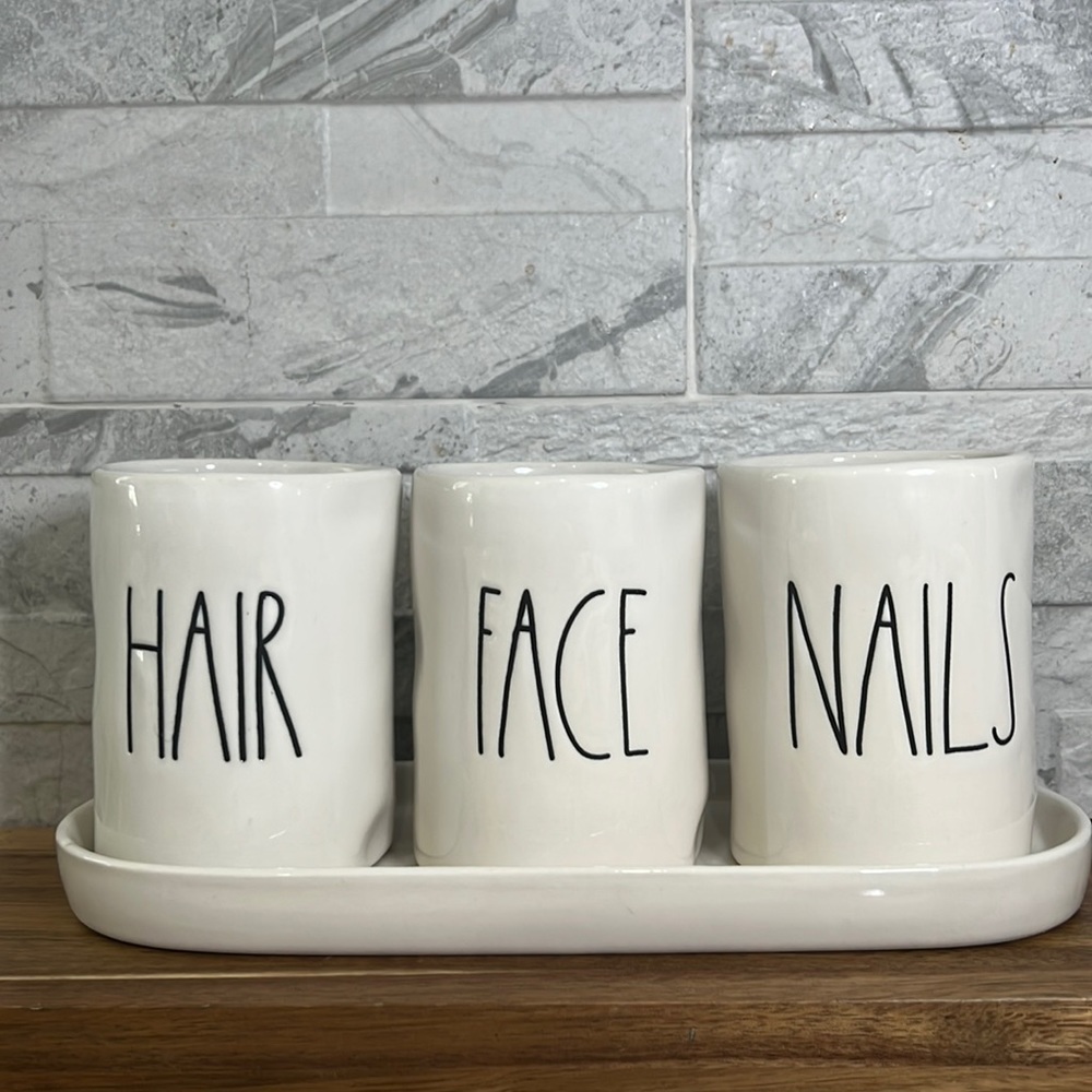 Rae Dunn “Hair,Face,Nails”